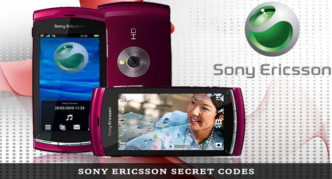 Sony Ericsson Secret Codes
