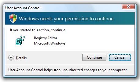 Controllo dell'account utente in Windows 7