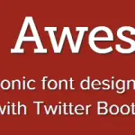 Шрифт Awesome Iconic Font Exa