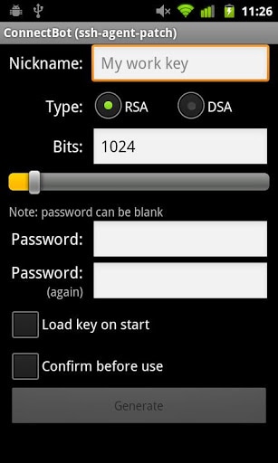 Приложение ConnectBot за Android