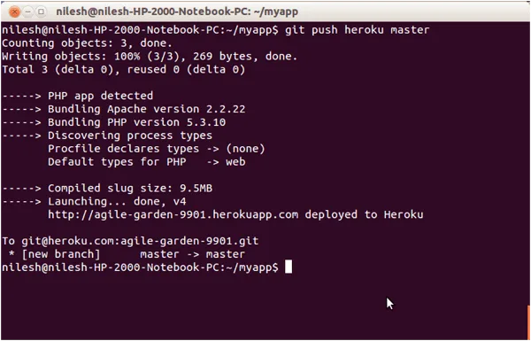 Heroku PHP App Deployment