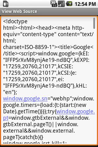 Преглед на приложението за уеб източник за Android
