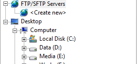 Gestionnaire FTP