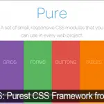 Pure CSS Framework van Yahoo!
