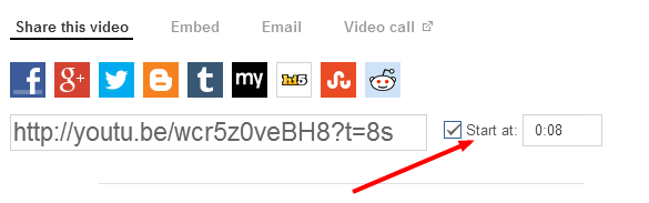 Start YouTube Video at Specific Point