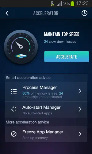 DU Speed ​​Booster - Höchstgeschwindigkeit beibehalten