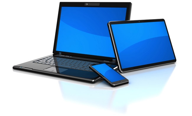 Laptop vs. Tablet PC vs. Teléfono inteligente