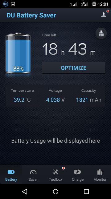 DU Batterie Accueil