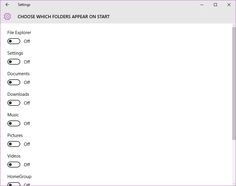 Customize Start Menu