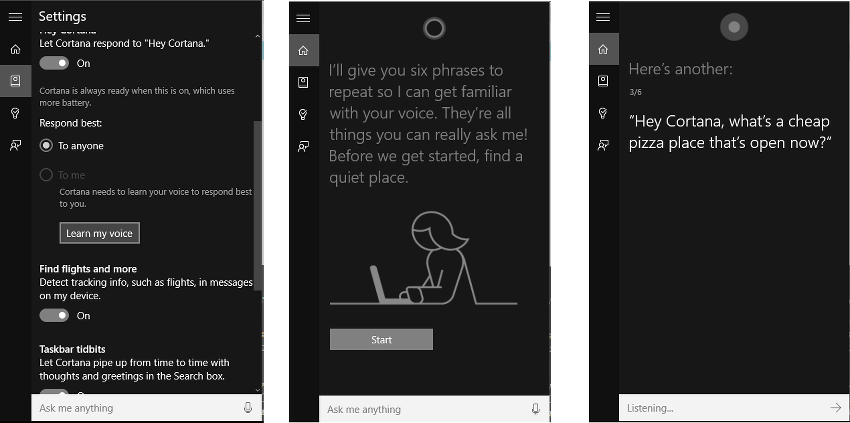 Cortana aktivieren