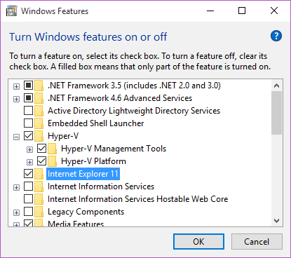 Caratteristiche di Windows