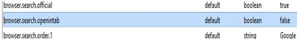 New Search Results in a New Tab