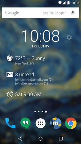 Dash Clock Widget