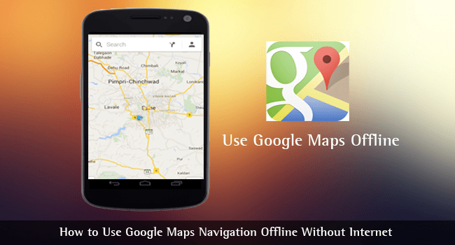 Navigazione di Google Maps offline