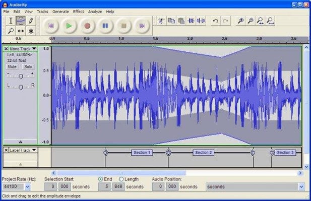 Herramienta de Windows Audacity