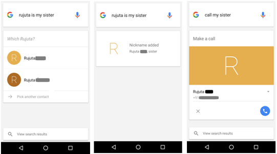 Telepon Menggunakan Google Now