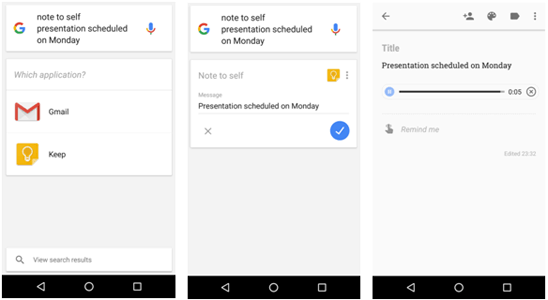 Voice Commands for Google Now