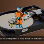 Defragmentați un hard disk