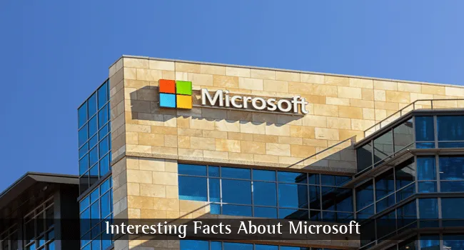 Interesting Facts About Microsoft Interesting Facts About Microsoft