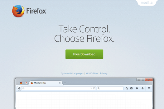 Navigateur Web Mozilla Firefox pour Windows