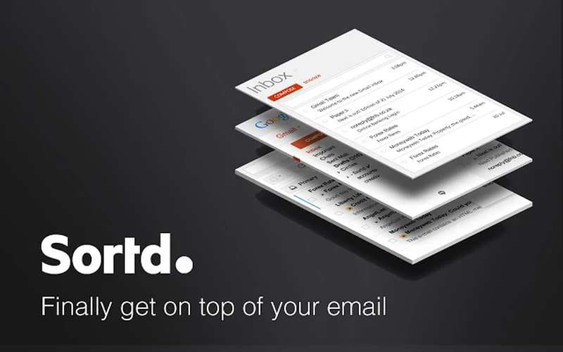 Sortd Smart Skin für Google Mail Chrome-Erweiterung