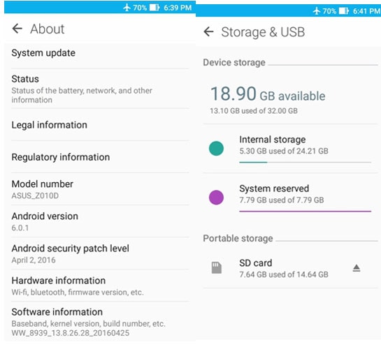 Asus Zenfone Max System and Performance