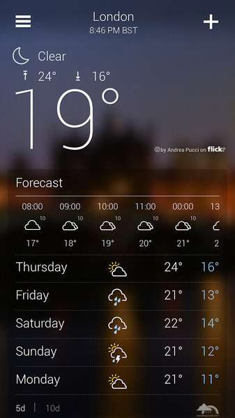 Yahoo Weather