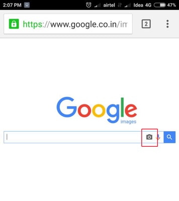 Google Reverse Image Search Gamit ang Bersyon ng Desktop Ikaapat na Hakbang