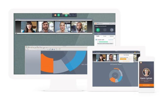 Service de visioconférence GoToMeeting