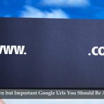 URLs importantes do Google