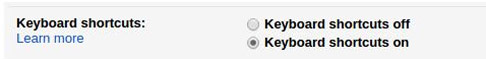 Turn On Gmail Shortcuts