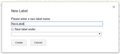Lumikha ng Mga Folder sa Gmail