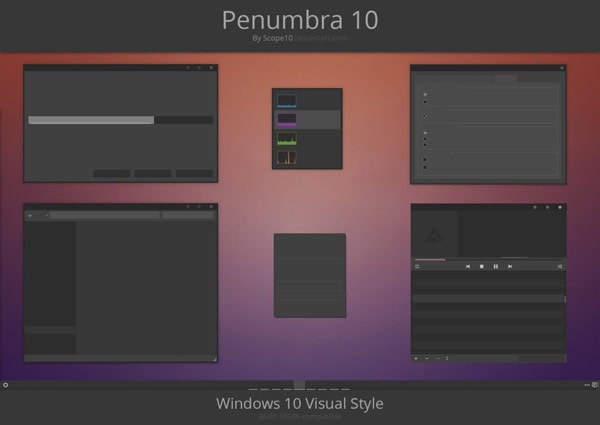 Penumbra 10 темная тема