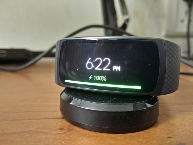 Autonomie de la batterie Samsung Gear Fit 2