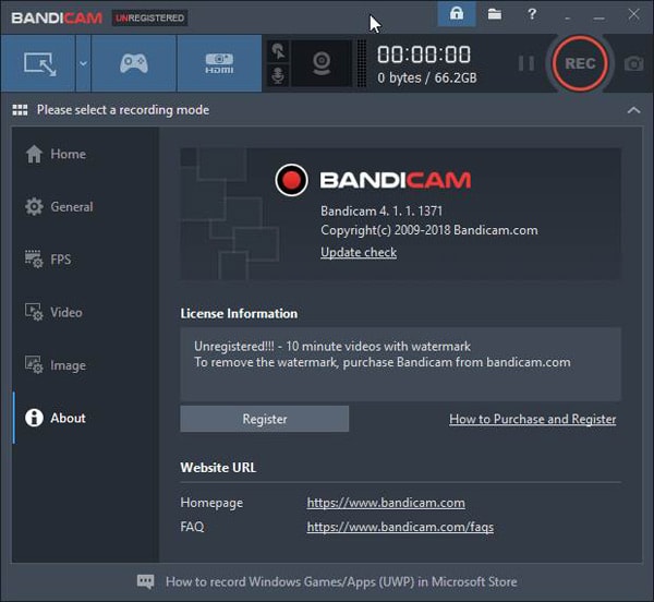 Bandicam Beste Webcam-Software