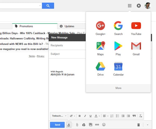 Gmail-integrationer