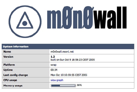 Status des Monowall-Systems