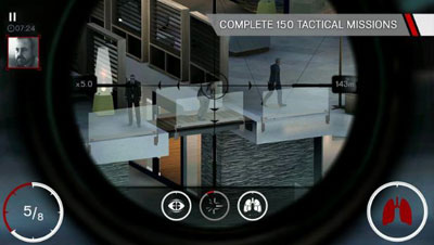 Jogo de tiro Hitman para Android