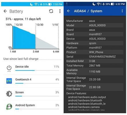 Batterie Asus Zenfone 3 Max