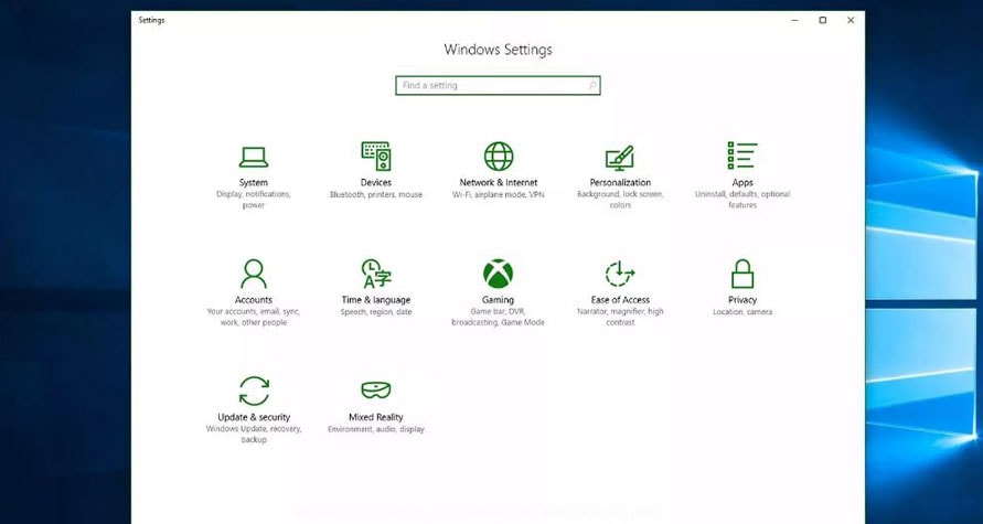 Modalità di gioco Windows 10