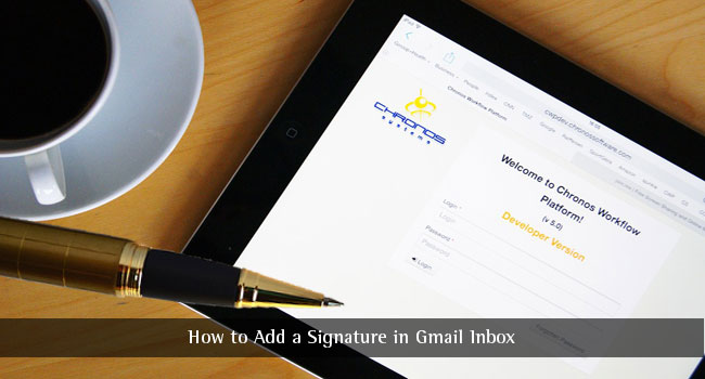 Como adicionar uma assinatura na caixa de entrada do Gmail - Adicionar uma assinatura do Google no Gmail