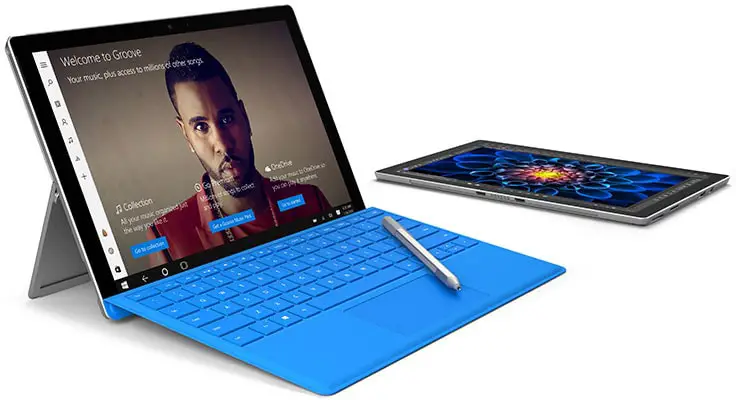 Surface Pro 4-laptop voor codering