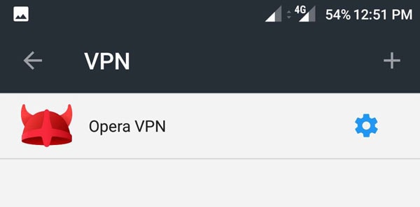 Beschikbare VPN Derde stap