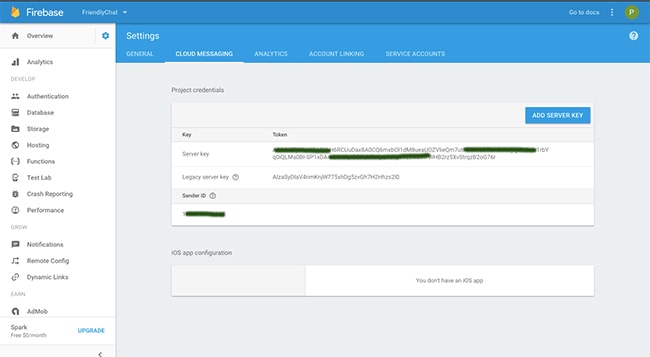 Firebase-console