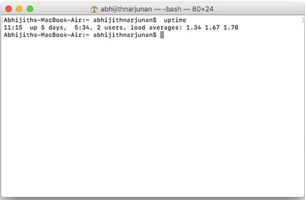 Mac Uptime