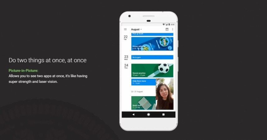 Android Oreo Picture in Picture