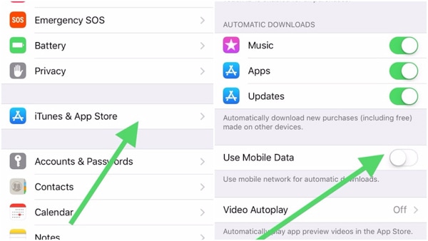 Automatische downloads uitschakelen