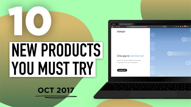 Cool New Products and Apps October