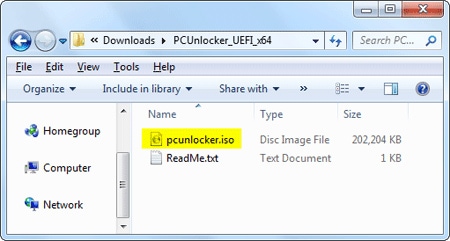 Download and Extract PCUnlocker