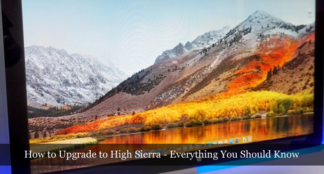 So aktualisieren Sie auf High Sierra